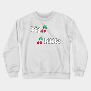 Big Little Cherry Sticker Crewneck Sweatshirt